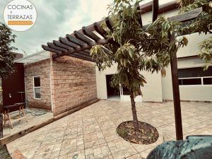 pergola de viga de madera